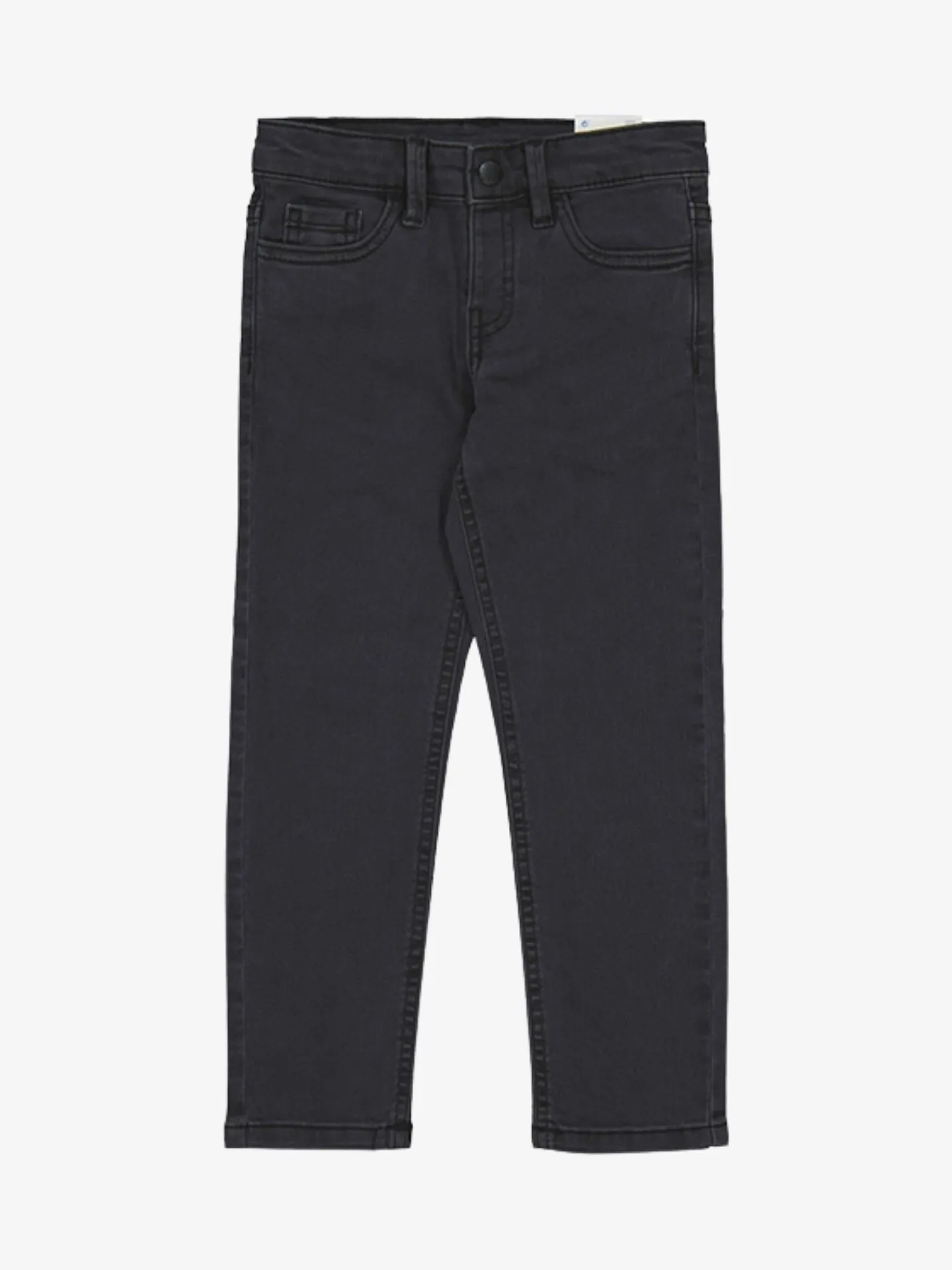 Mayoral Jongens spijkerbroek basic slim fit zwart