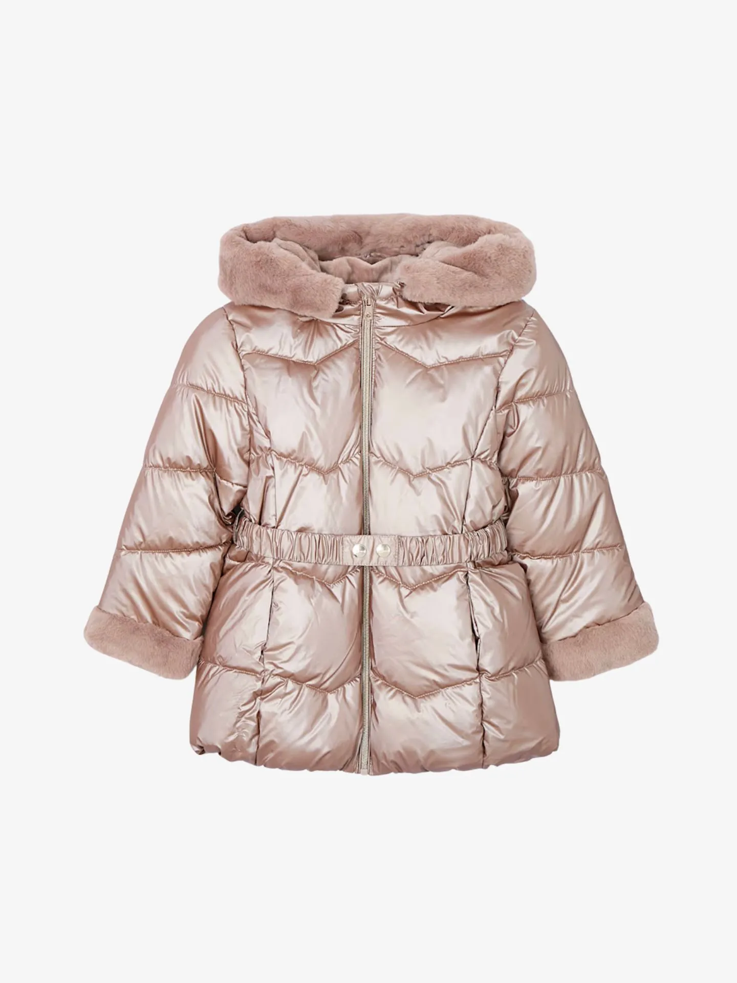 Mayoral Meisjes winterjas glossy mole