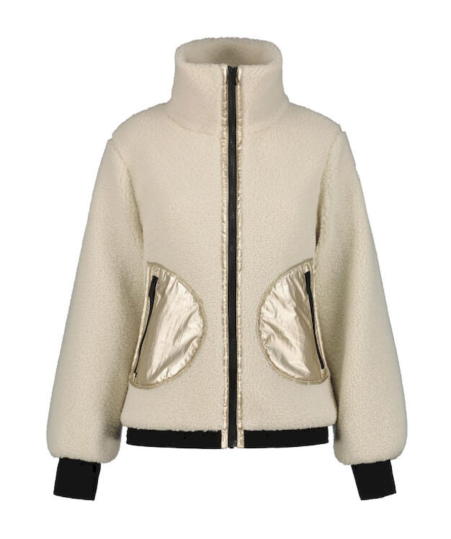 Luhta iskoinen fleece sweater met rits dames -