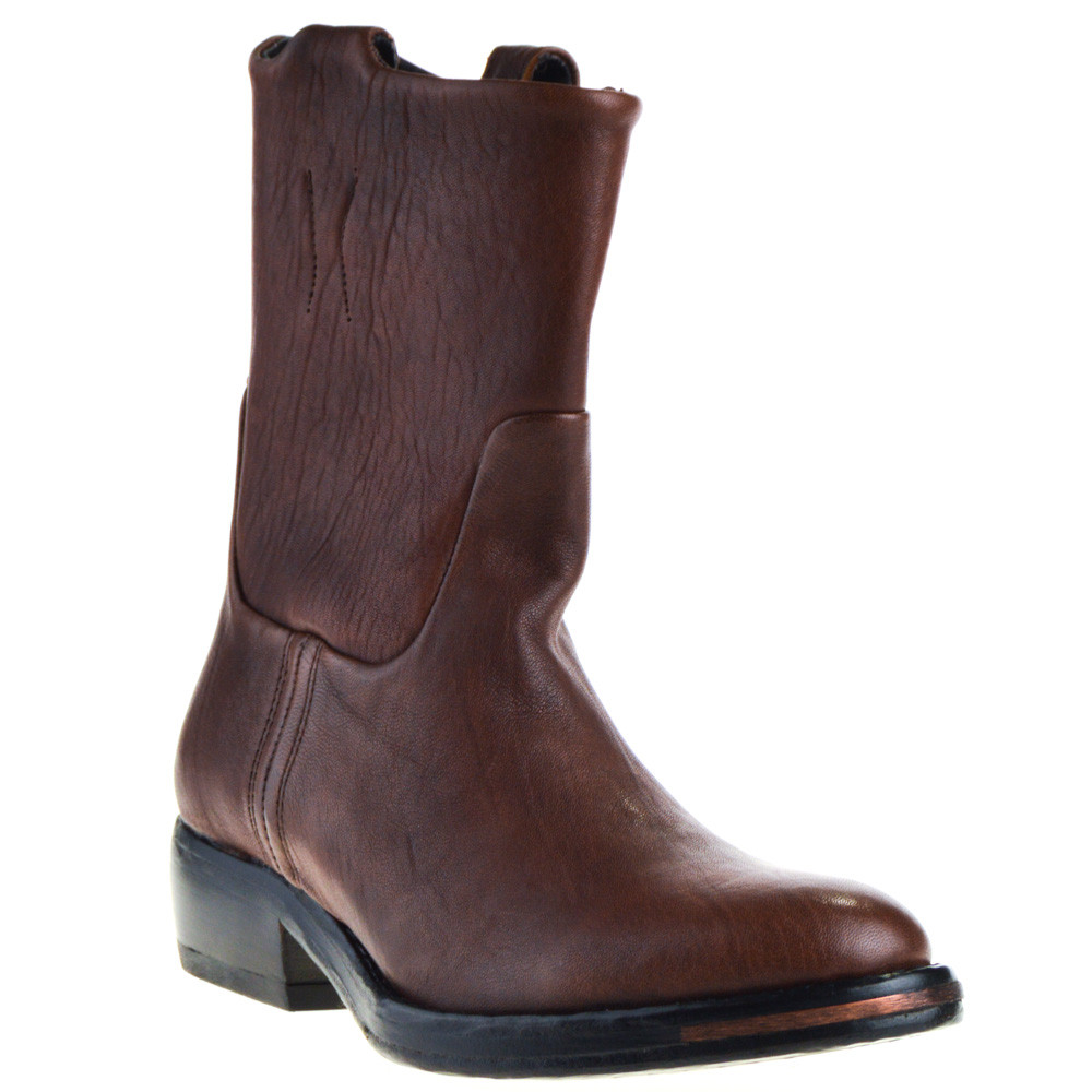 Cognac CATARINA MARTINS Cowboy boots NOMAD HIGH EMBROIDERY Cognac CATARINA MARTINS Cowboy boots NOMAD HIGH EMBROIDERY