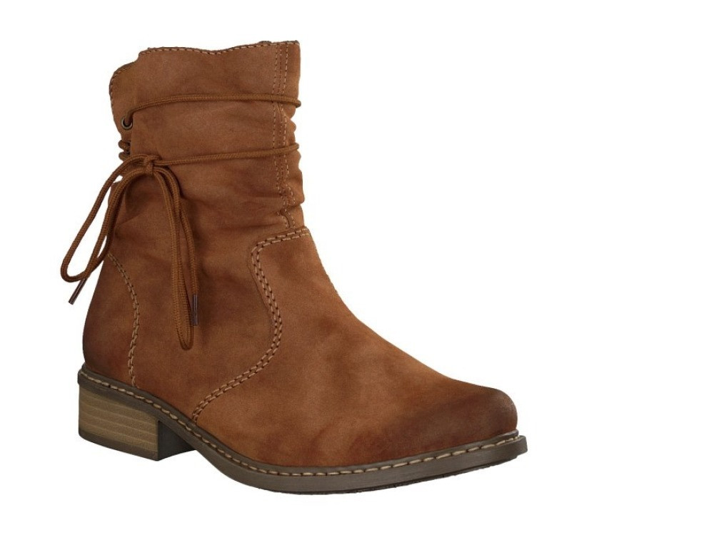 Bruine Dames Rieker Enkellaarsjes kopen? Vergelijk op Rieker Boots Bruin dames (RIEKER 147 bruin 96854 24 reh