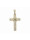 Christian 14 karaat zirkonia kruis  icon