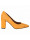 Evaluna EL1791 prachtige suède pump van hoge kwaliteit in Oranje( Flecce) de mode trend  icon