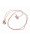 Christian 14 karaat rosé ketting solitaire  icon
