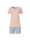 By Louise Dames korte pyjamasets shortama + top soft orange flower  icon