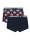 Vingino Meiden ondergoed 2-pack boxers star midnight  icon