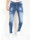Mario Morato Slim fit spijkerbroek met verfspatten mm108  icon