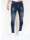 Mario Morato Donker stonewash jeans met gaten strech mm120  icon