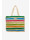 Fabienne Chapot Bgs-434-nlt-ss24 naomi tote bag multi stripe  icon