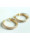Christian Bicolor oorbellen met zirkonia  icon