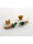 Christian Gouden oorbellen met smaragd en zirkonia  icon