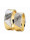 Christian Bicolor trouwringen diagonaal torsringen  icon