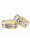 Christian Bicolor trouwringen met 2 rijen diamanten  icon