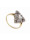 Christian Gouden ring met triangle diamant  icon
