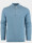 Bos Bright Blue Scotland blue pullover yamm half zip flat knit 24105ya10sb/267 dark denim  icon