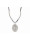 Christian Zilveren hanger met leer  icon