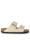 Birkenstock Arizona nubuck ecru plateau sandalen dames  icon