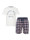 Phil & Co Heren shortama korte pyjama katoen off white  icon