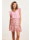Smashed Lemon 24384 dames roze t-shirt met korte mouwen en dubbele  icon