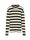 Summum 3s5013-30643 985 turtle neck top sheer jersey stripe black-ivory  icon