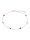 Label Kiki Armband dottie ruby silver  icon