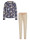 By Louise Dames pyjama set jersey katoen gebloemd blauw oranje  icon