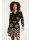 Smashed Lemon 24779 e gebreide jurk met grafische bloemenprint |  icon