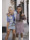 Looxs Revolution Wijd jersey jurkje wildflower voor meisjes in de kleur  icon
