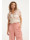 Smashed Lemon 25045 v-hals paneel top met een groot aztec print-nude tinten |  icon
