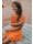 Looxs Revolution Cropped zomer top manderijn voor meisjes in de kleur  icon