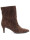 Babouche Alison chita dark brown enkellaars met hak dames  icon