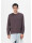 Lyle and Scott Ml424vog crew neck sweat espresso heren sweater  icon
