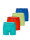 Happy Shorts Heren boxershorts neon multicolor 4-pack  icon