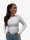 Reinders Dames longsleeve ribb diamonds wit  icon