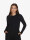 Reinders Dames longsleeve ribb diamonds zwart  icon