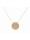 Christian Gouden ketting met ronde hanger  icon