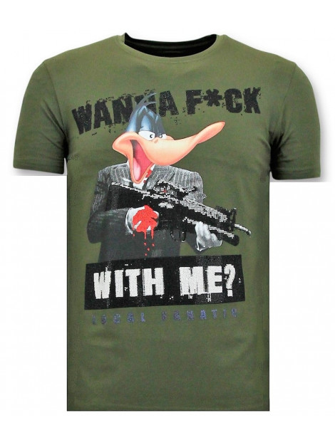 Local Fanatic T-shirt shooting duck gun 11-6368G large