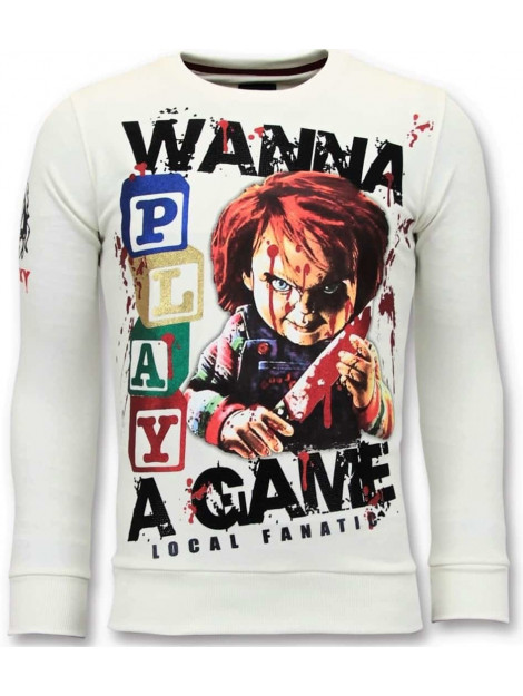 Local Fanatic Sweater chucky childs play 11-6375W large