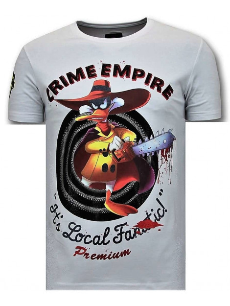 Local Fanatic T-shirt crime empire 11-6389W large