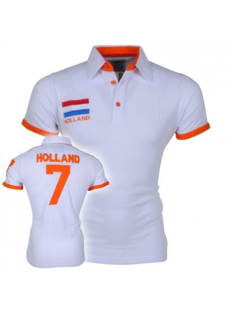 New Republic Europese kampioenschap voetbal heren polo hollandse vlag - WK 002  SA- XL large