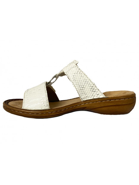 Witte Rieker Slippers - Verest Schoenen