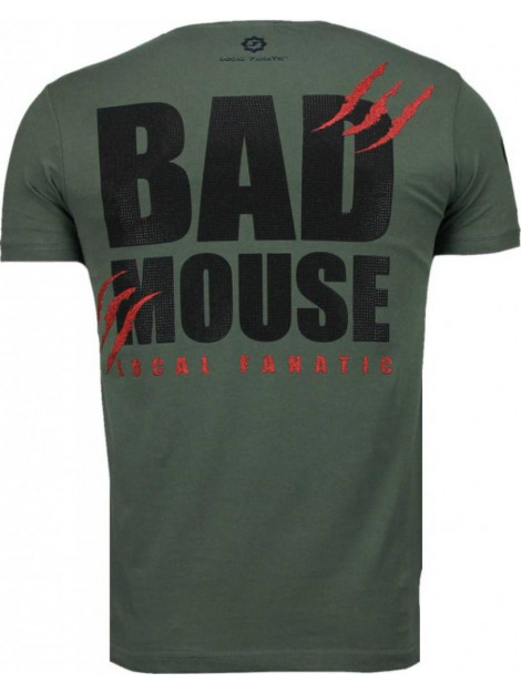 Local Fanatic Bad mouse rhinestone t-shirt 5090G large