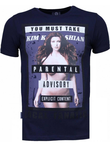 Local Fanatic Kim kardashian rhinestone t-shirt 4779NB large