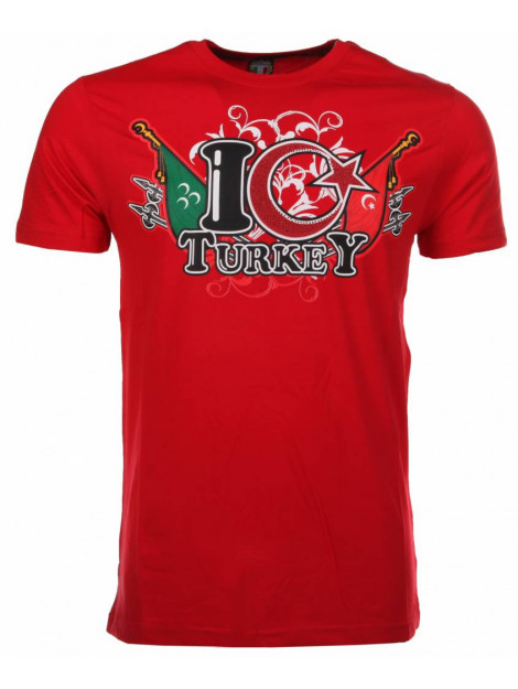 Local Fanatic T-shirt i love turkey 54082R large