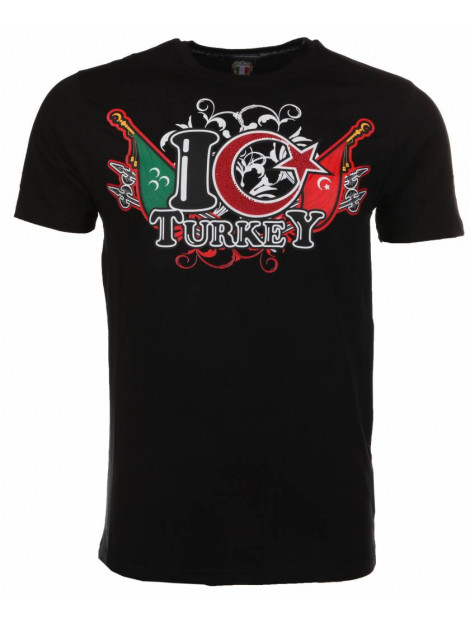 Local Fanatic T-shirt i love turkey 54082Z large