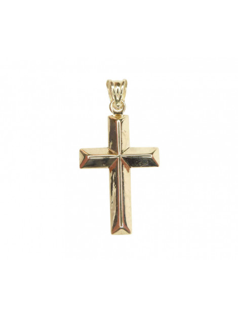 Christian Gouden holle kruis 12884-0381JC large