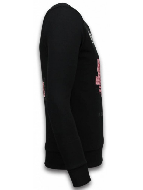 Local Fanatic Panther rhinestone sweater 5915Z large