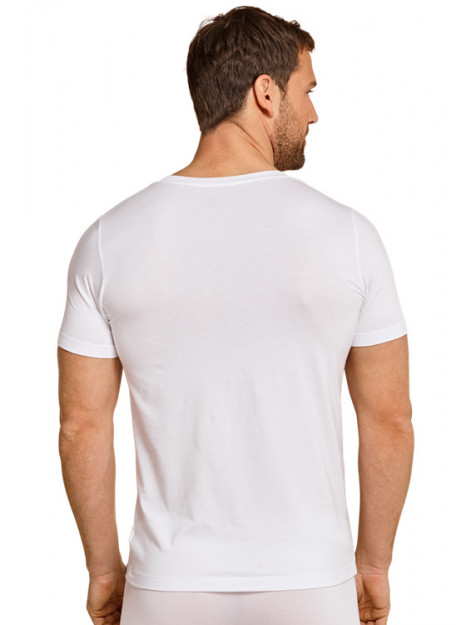 Schiesser T-shirt v-hals korte mouw 155630-100 white 155630-100 large