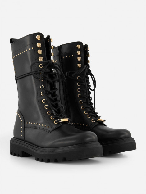 Nikkie Kate moss x gold stud boots Nikkie Kate Moss X Nikkie Gold Stud Boots zwart | JHP