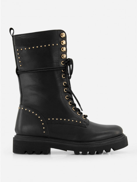 Nikkie Kate moss x gold stud boots Nikkie Kate Moss X Nikkie Gold Stud Boots zwart | JHP
